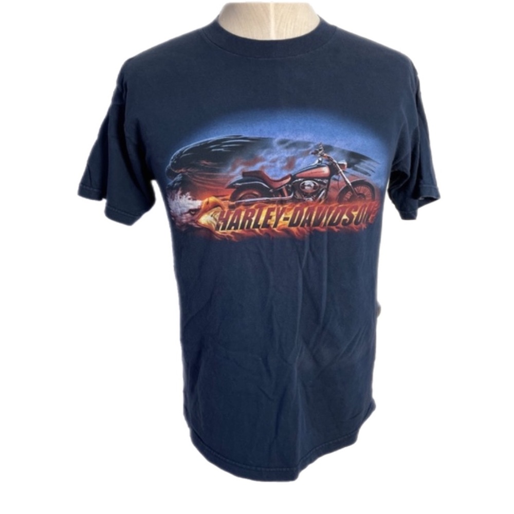Vintage Harley Davidson Tee 3D Image Decal